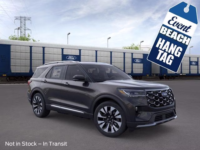 2026 Black Metallic Ford Explorer Platinum 4X4 SUV