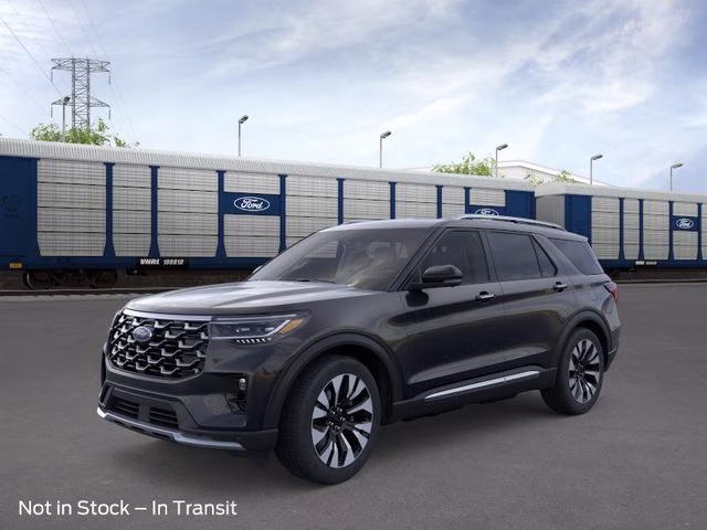 2026 Black Metallic Ford Explorer Platinum 4X4 SUV