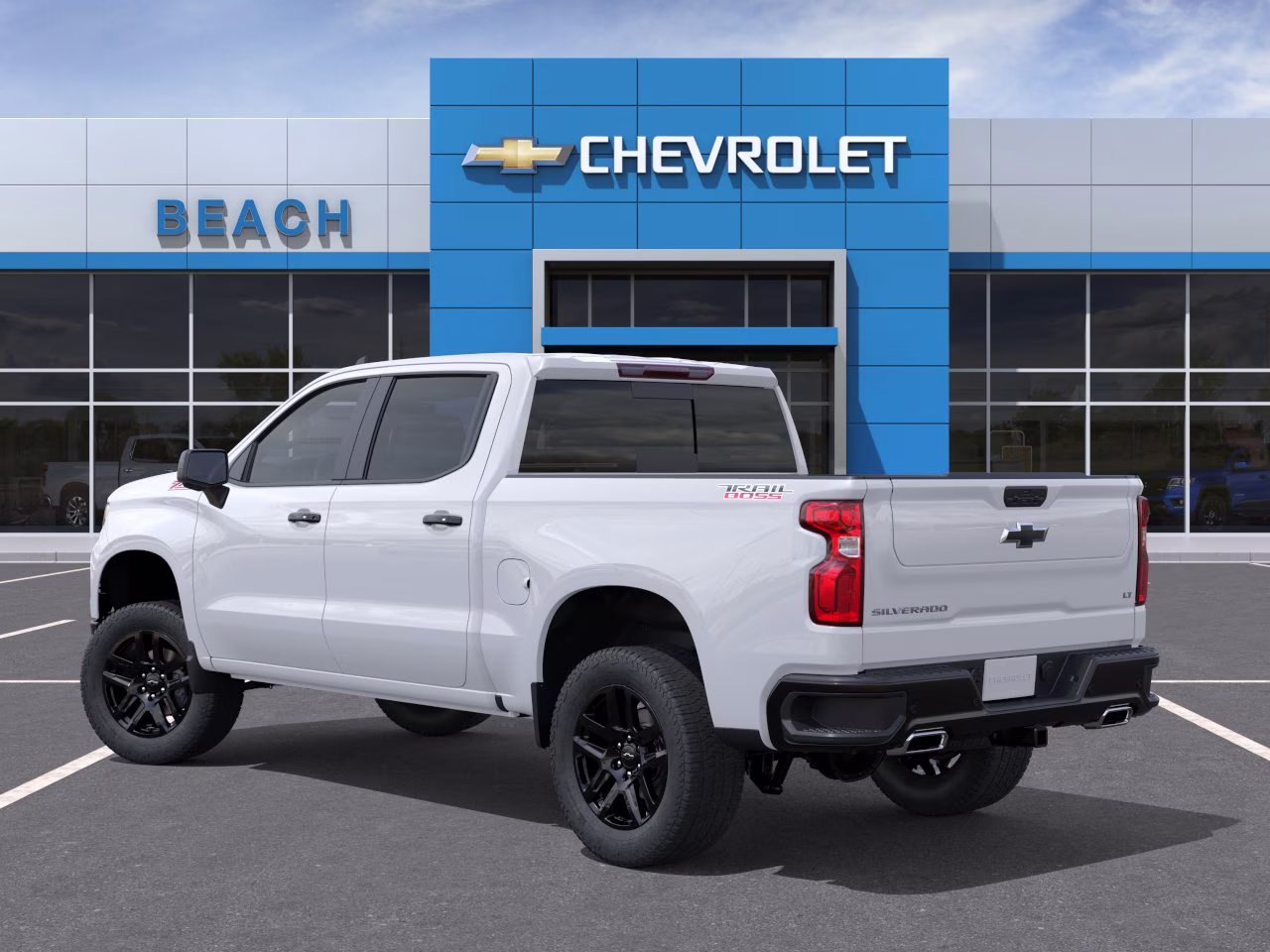 2026 Summit White Chevrolet Silverado 1500 LT Trail Boss 4X4 Truck