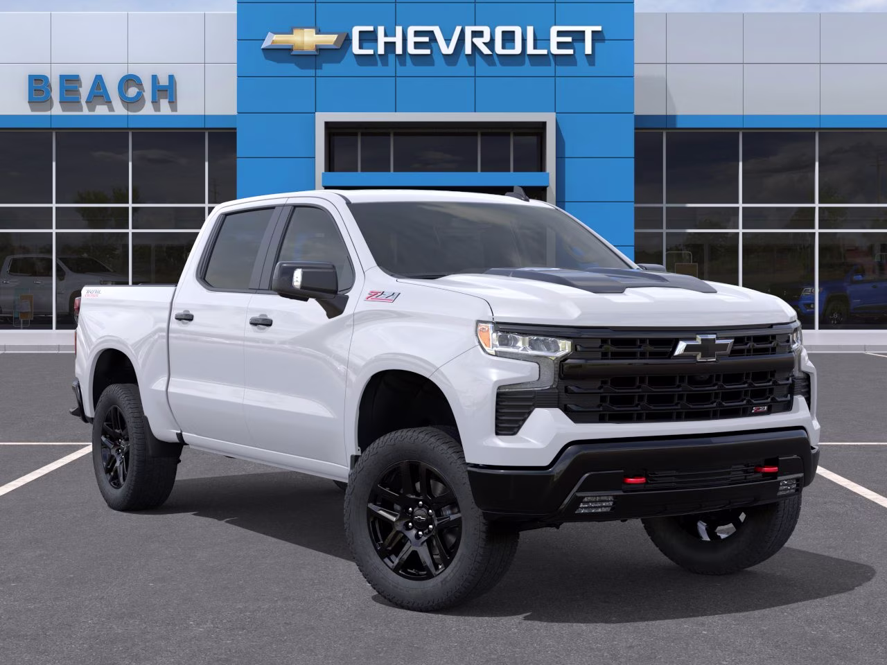 2026 Summit White Chevrolet Silverado 1500 LT Trail Boss 4X4 Truck