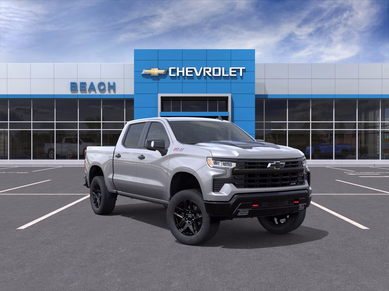 2026 Sterling Gray Metallic Chevrolet Silverado 1500 LT Trail Boss 4X4 Truck