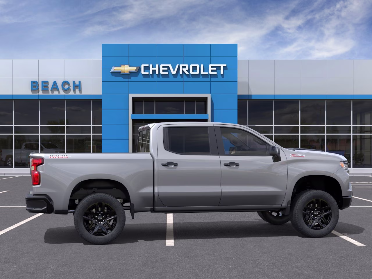 2026 Sterling Gray Metallic Chevrolet Silverado 1500 LT Trail Boss 4X4 Truck