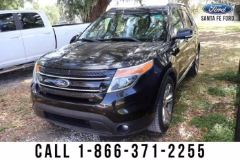 2015 Black Ford Explorer Limited FWD SUV