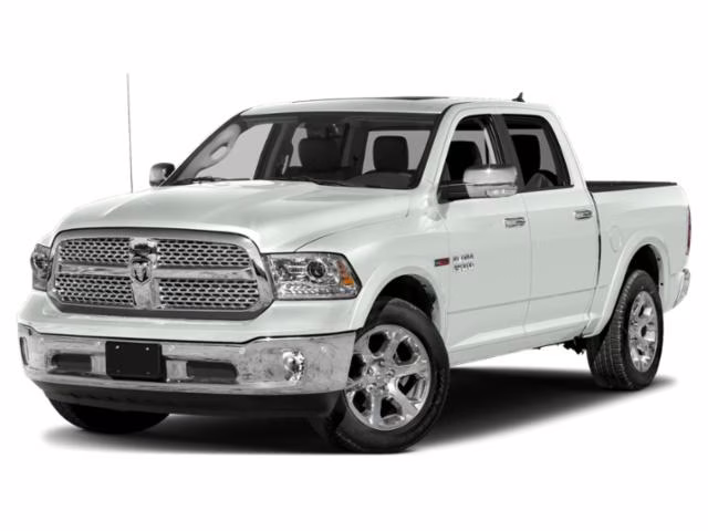 2018 Bright White Clearcoat Ram 1500 Laramie 4X4 Truck