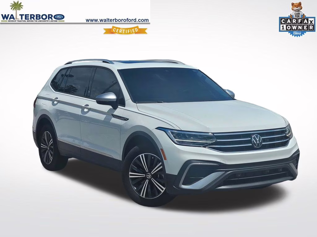 2024 Pure White Volkswagen Tiguan 2.0T Wolfsburg Edition FWD SUV