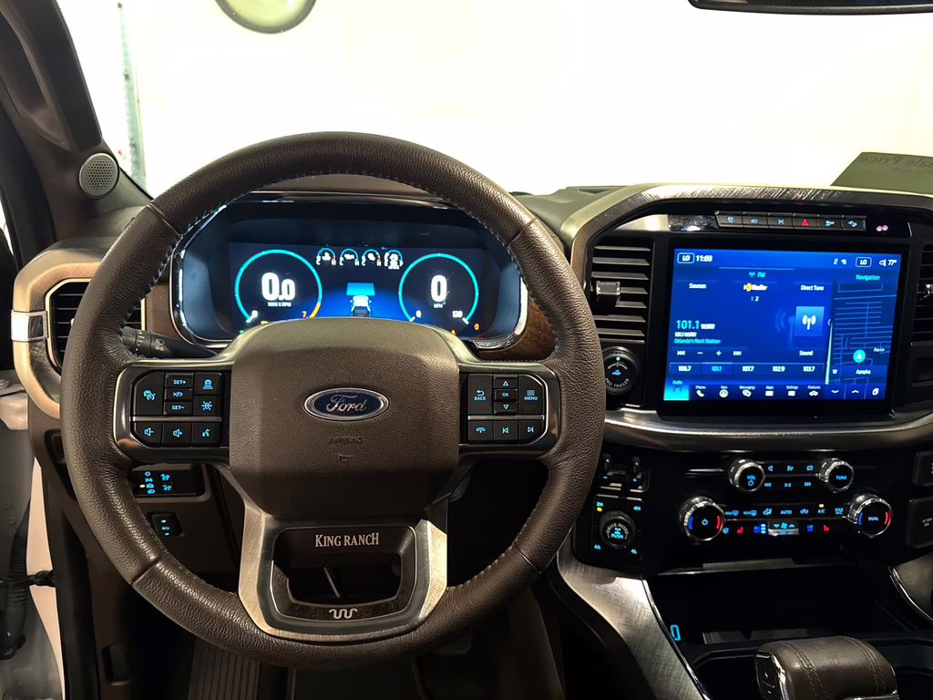 2022 Oxford White Ford F-150 King Ranch 4X4 Truck