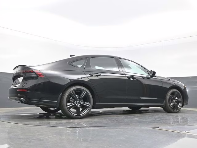 2026 Crystal Black Pearl Honda Accord Hybrid Sport-L FWD Sedan