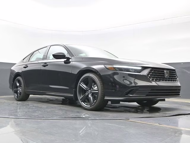 2026 Crystal Black Pearl Honda Accord Hybrid Sport-L FWD Sedan