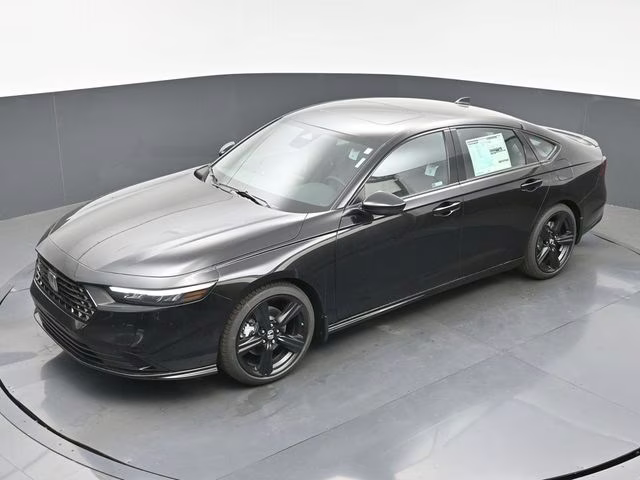 2026 Crystal Black Pearl Honda Accord Hybrid Sport-L FWD Sedan