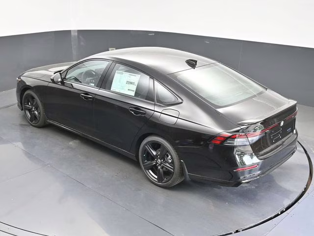 2026 Crystal Black Pearl Honda Accord Hybrid Sport-L FWD Sedan