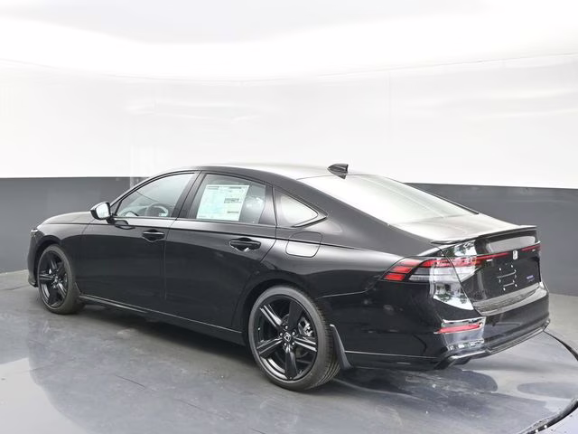 2026 Crystal Black Pearl Honda Accord Hybrid Sport-L FWD Sedan