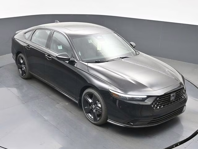 2026 Crystal Black Pearl Honda Accord Hybrid Sport-L FWD Sedan