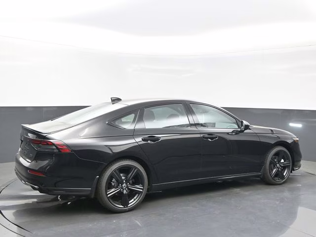 2026 Crystal Black Pearl Honda Accord Hybrid Sport-L FWD Sedan