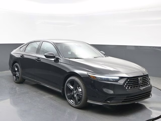 2026 Crystal Black Pearl Honda Accord Hybrid Sport-L FWD Sedan