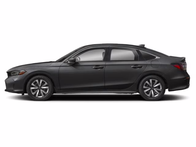 2026 Crystal Black Pearl Honda Civic LX FWD Sedan