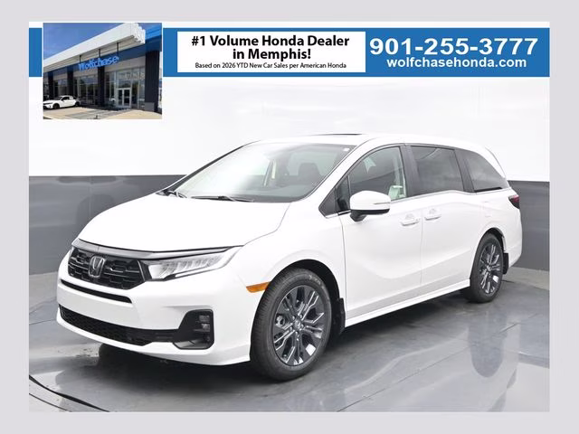 2026 Platinum White Pearl Honda Odyssey Touring FWD Van