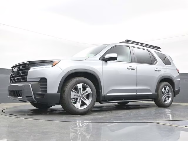 2026 Solar Silver Metallic Honda Pilot EX-L AWD SUV