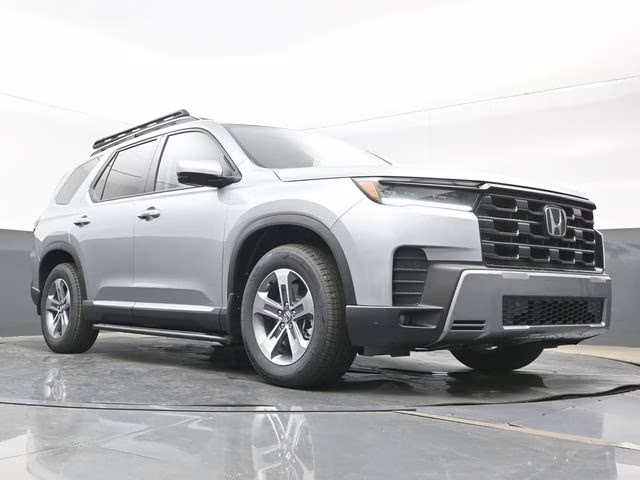 2026 Solar Silver Metallic Honda Pilot EX-L AWD SUV