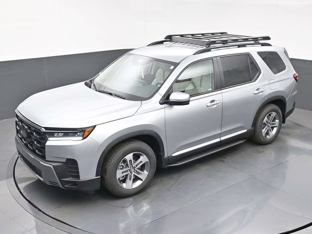 2026 Solar Silver Metallic Honda Pilot EX-L AWD SUV