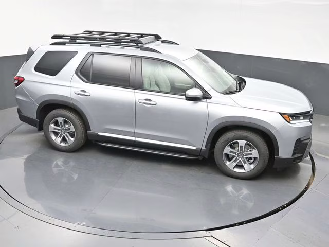 2026 Solar Silver Metallic Honda Pilot EX-L AWD SUV