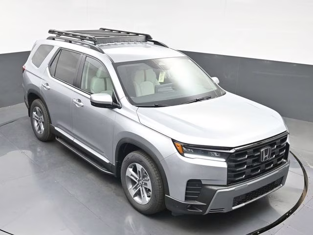 2026 Solar Silver Metallic Honda Pilot EX-L AWD SUV