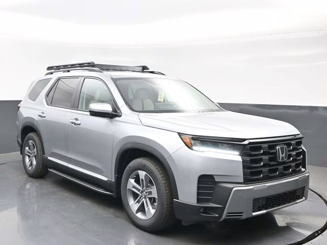 2026 Solar Silver Metallic Honda Pilot EX-L AWD SUV