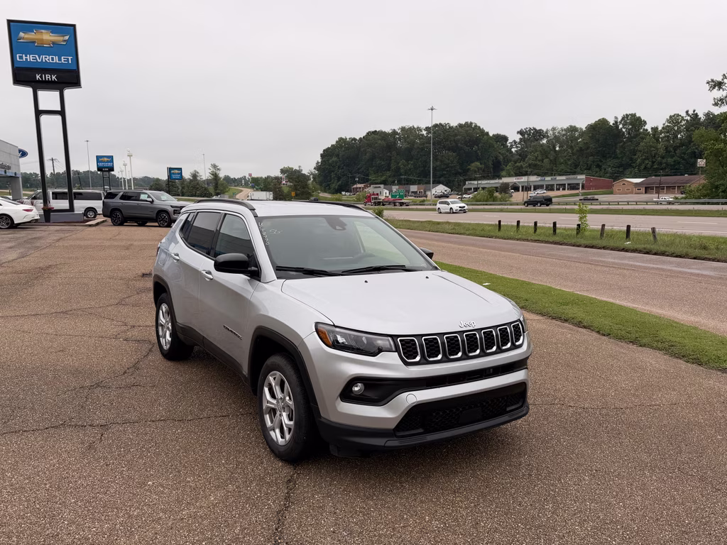 2024 Silver Zynith Metallic Clearcoat Jeep Compass Latitude 4X4 SUV