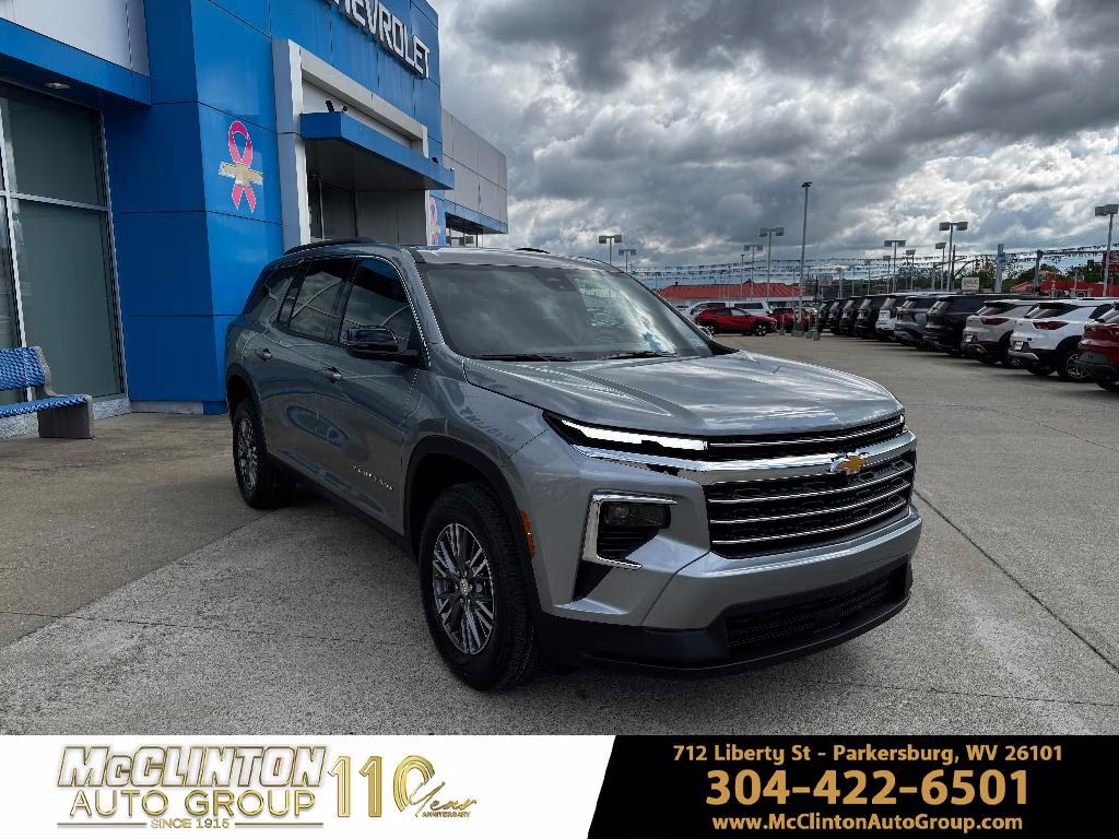 2026 Sterling Gray Metallic Chevrolet Traverse LT FWD SUV