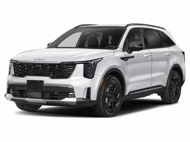 2026 Snow White Pearl Kia Sorento Hybrid X-Line SX Prestige AWD SUV