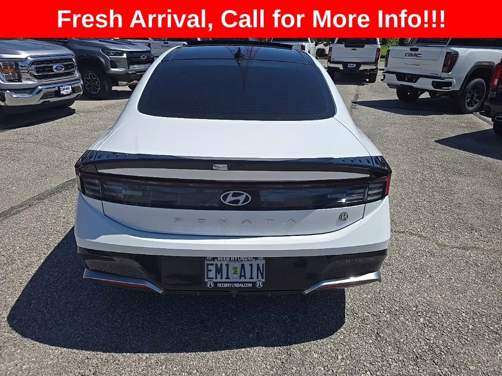 2025 Serenity White Hyundai Sonata SEL Convenience FWD Sedan