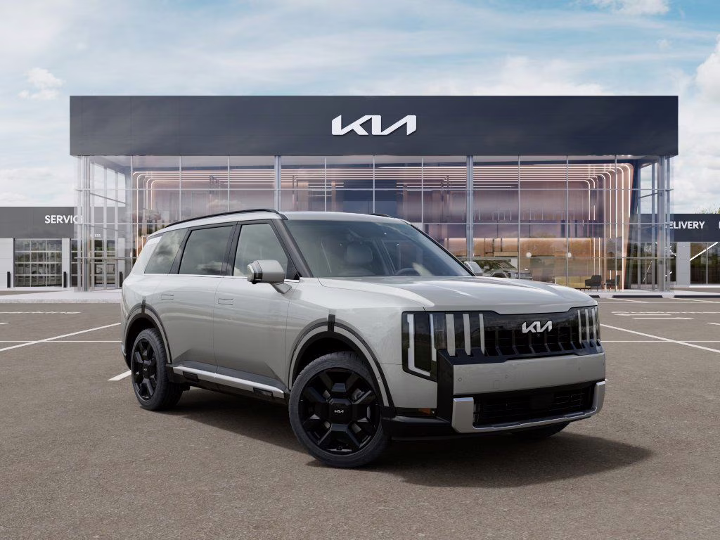 2027 Ivory Silver Kia Telluride Hybrid SX Prestige AWD SUV