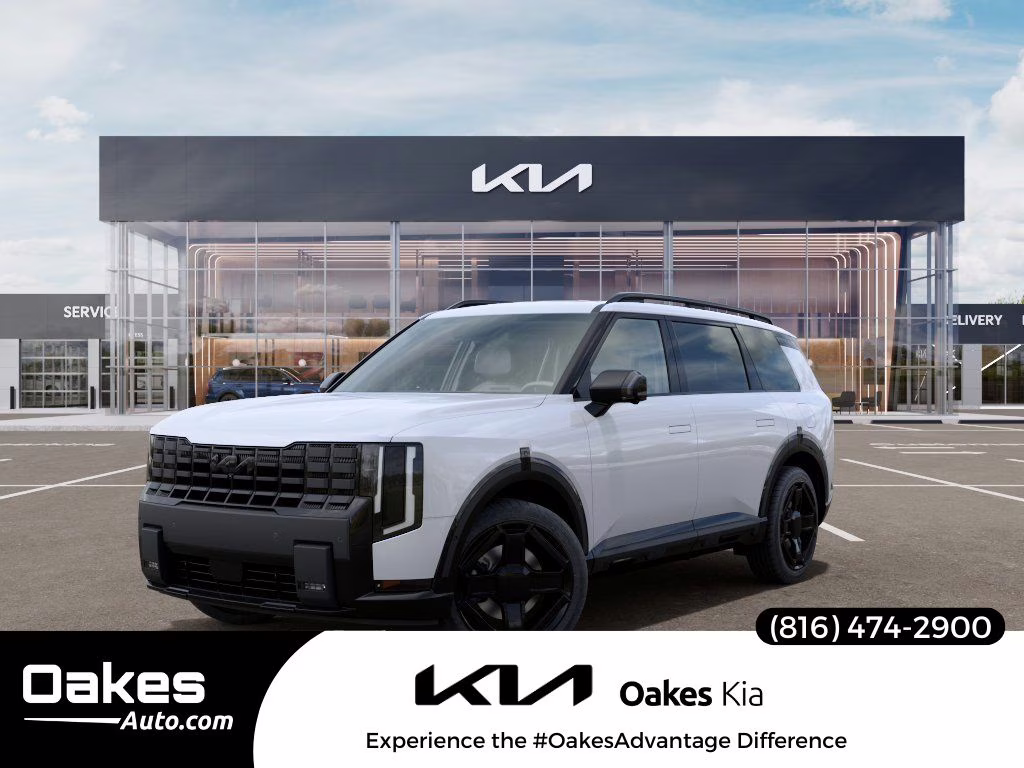 2027 Glacial White Pearl Kia Telluride Hybrid X-Line SX Prestige AWD SUV