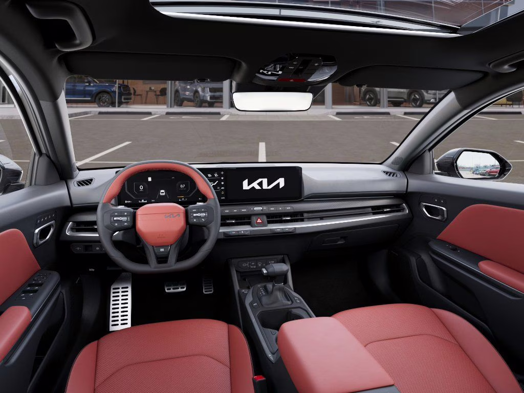 2026 Snow White Pearl Kia K4 GT-Line Turbo FWD Hatchback