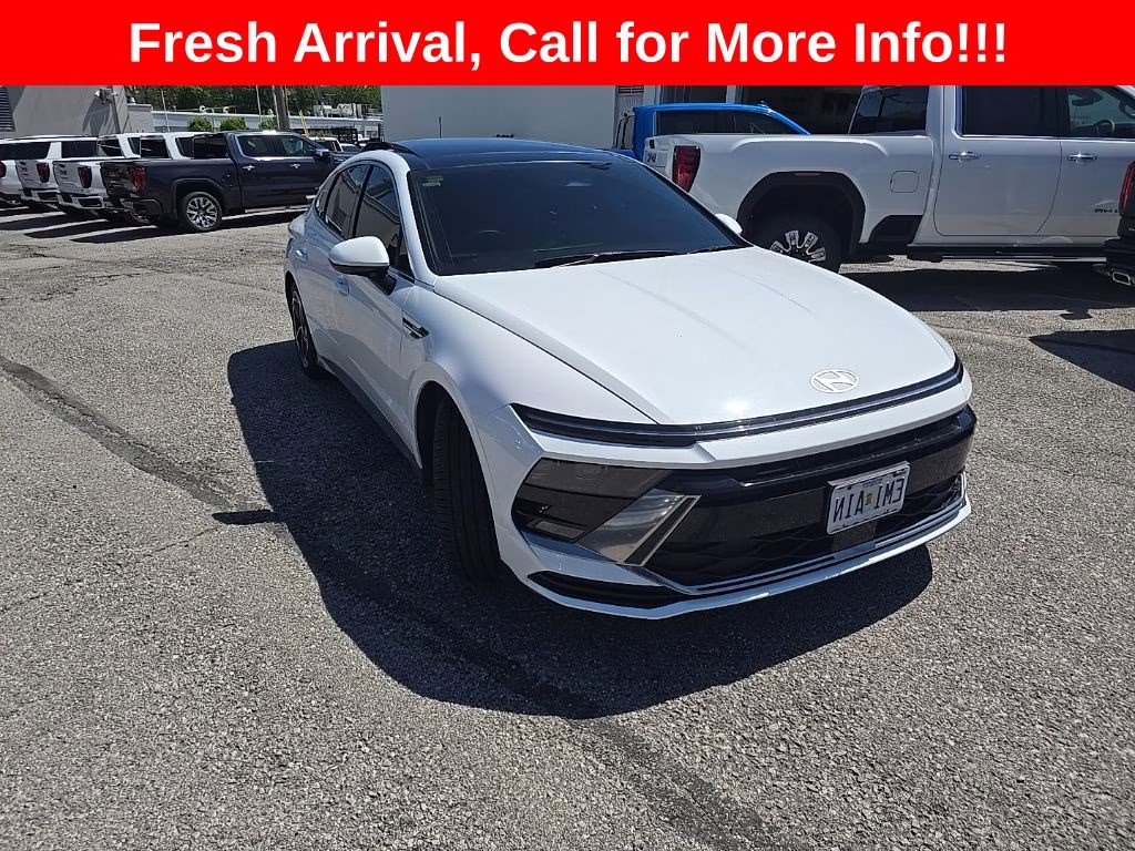 2025 Serenity White Hyundai Sonata SEL Convenience FWD Sedan