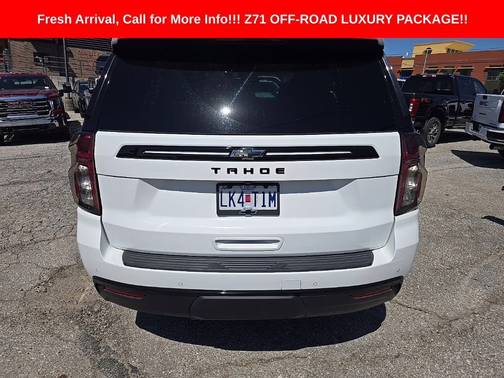 2023 Summit White Chevrolet Tahoe Z71 4X4 SUV