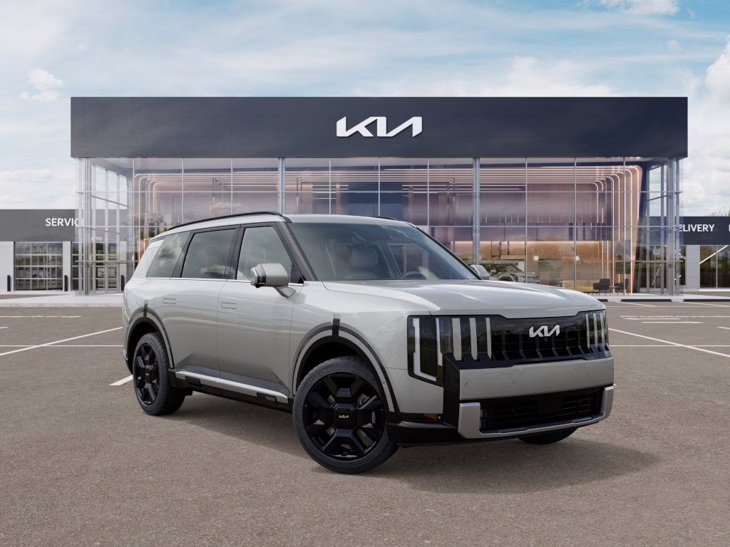 2027 Ivory Silver Kia Telluride Hybrid SX Prestige AWD SUV