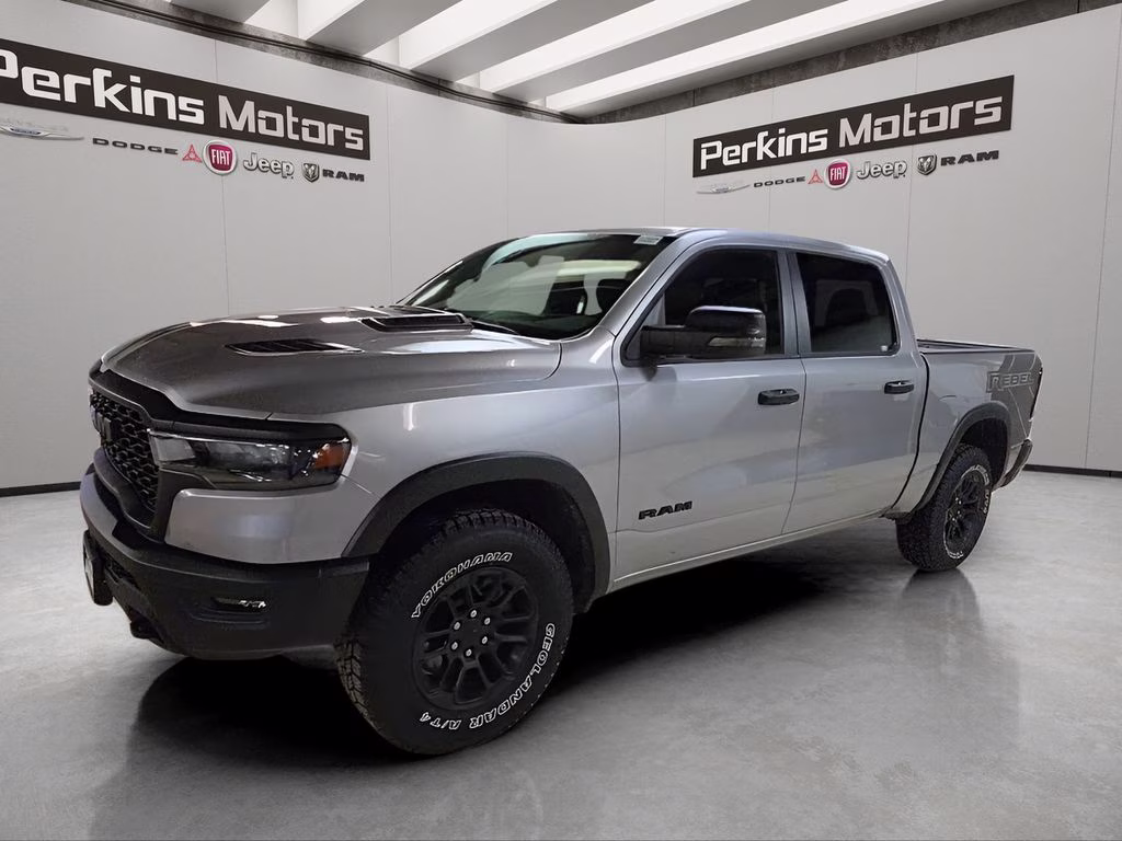 2025 Billet Silver Metallic Clearcoat Ram 1500 Rebel 4X4 Truck