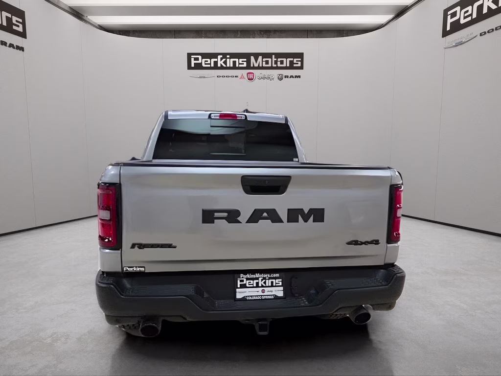 2025 Billet Silver Metallic Clearcoat Ram 1500 Rebel 4X4 Truck