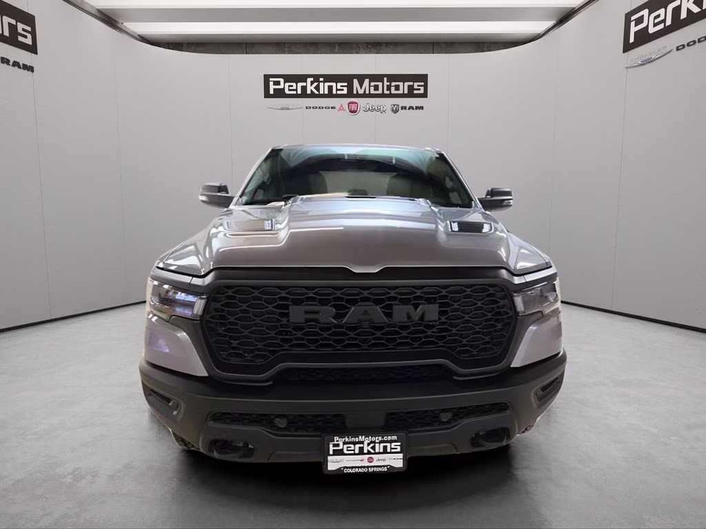 2025 Billet Silver Metallic Clearcoat Ram 1500 Rebel 4X4 Truck