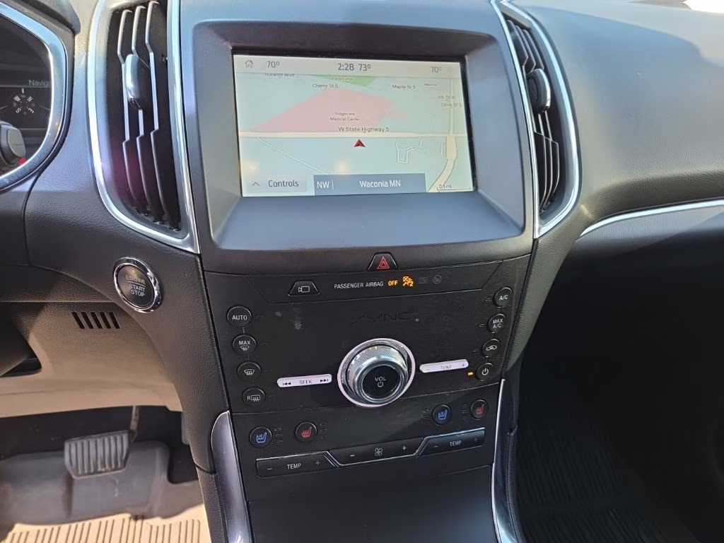 2020 Magnetic Metallic Ford Edge Titanium w/Adapt Cruise & Pano Roof AWD SUV