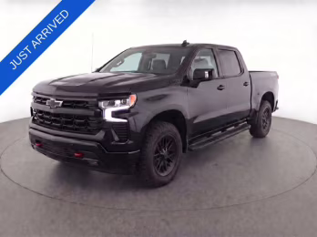 2024 Black Chevrolet Silverado 1500 LT Trail Boss 4X4 Truck