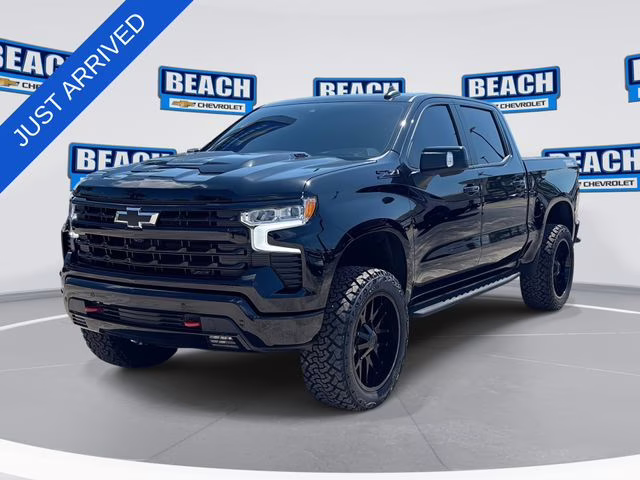 2024 Black Chevrolet Silverado 1500 LT Trail Boss 4X4 Truck