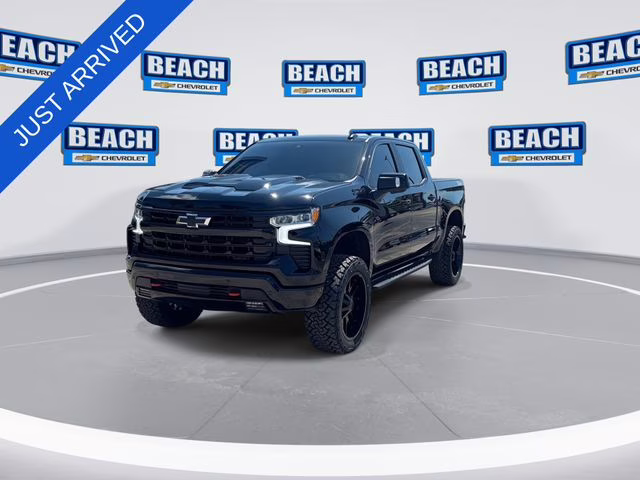 2024 Black Chevrolet Silverado 1500 LT Trail Boss 4X4 Truck
