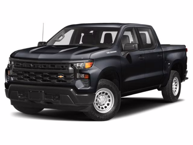 2024 Black Chevrolet Silverado 1500 LT Trail Boss 4X4 Truck