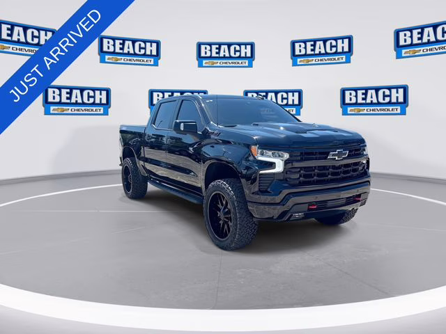 2024 Black Chevrolet Silverado 1500 LT Trail Boss 4X4 Truck