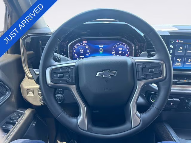 2024 Black Chevrolet Silverado 1500 LT Trail Boss 4X4 Truck