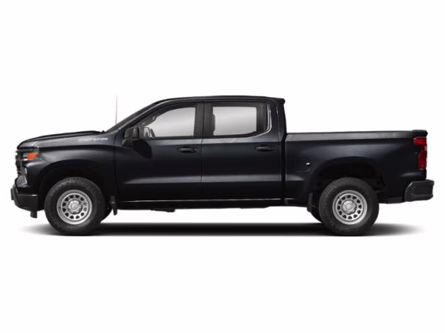 2024 Black Chevrolet Silverado 1500 LT Trail Boss 4X4 Truck