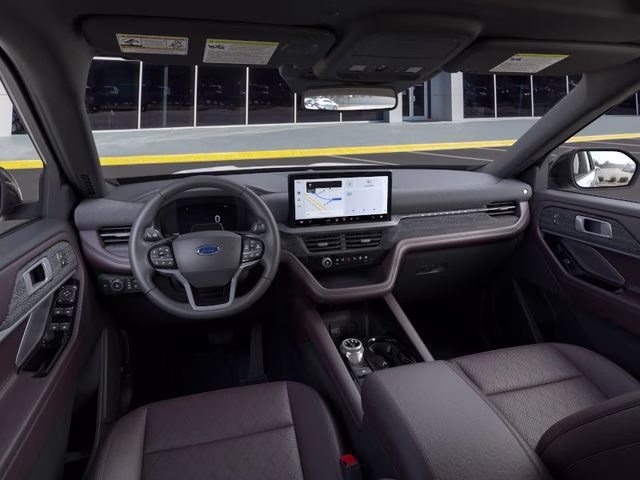 2026 Space White Metallic Ford Explorer Platinum RWD SUV