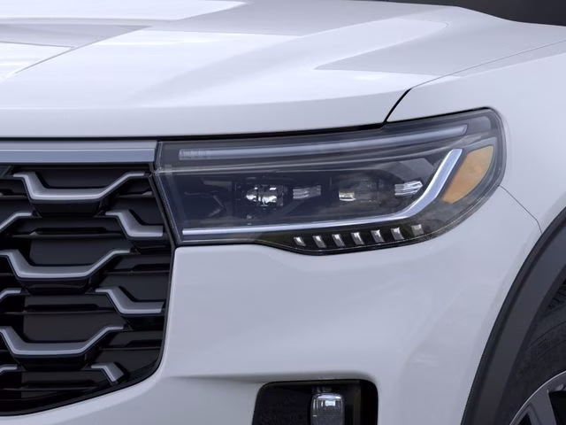 2026 Space White Metallic Ford Explorer Platinum RWD SUV