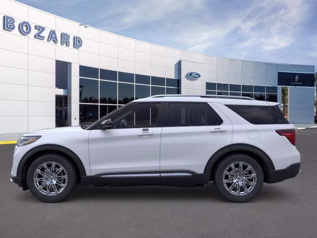 2026 Space White Metallic Ford Explorer Platinum RWD SUV